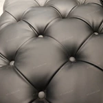 Luxury Modular Sofa Set with Handcrafted Diamond Tufted Craftsmanship, Premium Top-Grain Leather & Polished Gold Stainless Steel Base